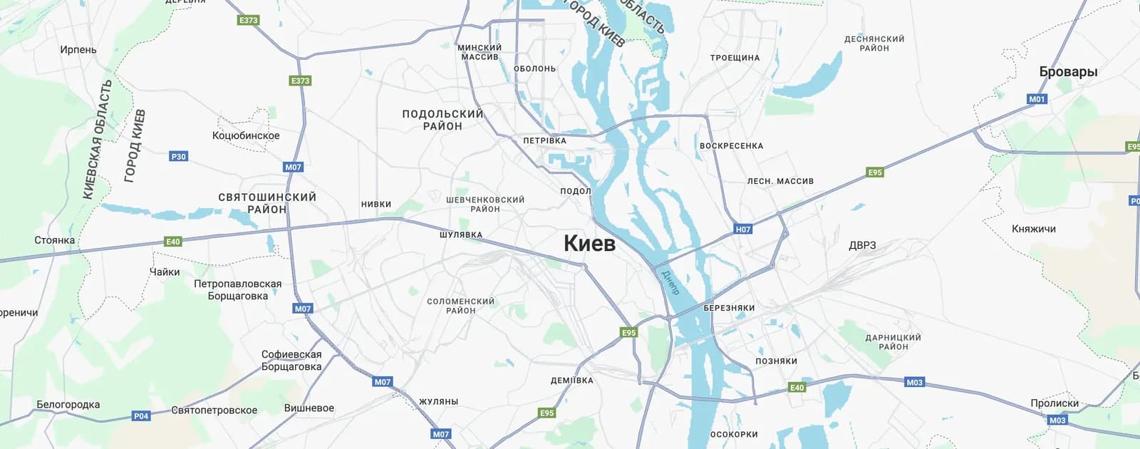 Kyiv map